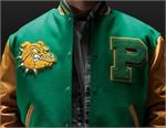 Letterman Jackets with Genuine Leather Sleeves